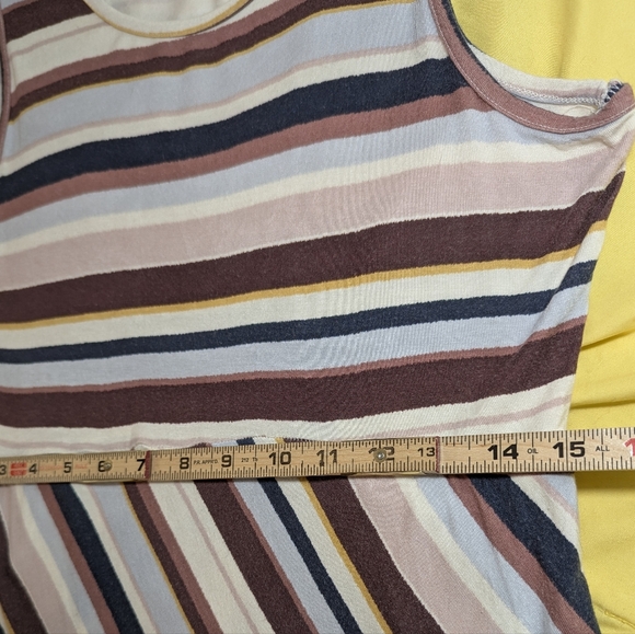 Multicolor Striped Sleeveless Maxi Dress - Picture 7 of 9